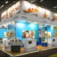Exhibition stand of "The Union of Fish Processing Industry", exhibition SIAL-2012 in Paris