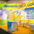 Exhibition stand of "Ukrainian Fruit Company", exhibition FRUIT LOGISTICA 2013 in Berlin