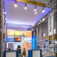 Exhibition stand of "Rigas sprotes" company, exhibition PRODEXPO-2013 in Moscow
