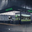 Exhibition stand of "FESTOOL" company, exhibition ECOBUILD 2013 in London