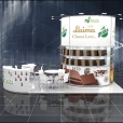 Exhibition stand of "NP Foods" company, exhibition MDD EXPO 2013 in Paris