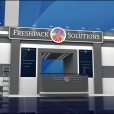 Exhibition stand of "Freshpack Solutions", exhibition IFFA 2013 in Frankfurt