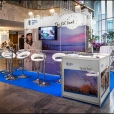 Exhibition stand of "European Investment Bank", summit BALTIC DEVELOPMENT FORUM SUMMIT 2013 in Riga