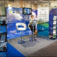 Exhibition stand of "The European Union Strategy for the Baltic Sea Region" (EUSBSR), summit BALTIC DEVELOPMENT FORUM SUMMIT 2013 in Riga