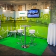 Exhibition stand of "Siemens" company, summit BALTIC DEVELOPMENT FORUM SUMMIT 2013 in Riga