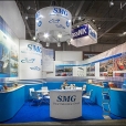 Exhibition stand of "Smart Maritime Group" company, exhibition NOR-SHIPPING 2013 in Oslo