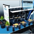 Exhibition stand of "Estonian Association of Fishery", exhibition WORLD FOOD UKRAINE-2009 in Kiev