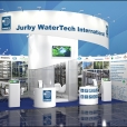 Exhibition stand of "Jurby Water Tech" companies, exhibition DRINKTEC 2013 in Munich
