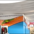 Exhibition stand of "The Union of Fish Processing Industry", exhibition ANUGA 2013 in Cologne