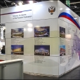 Exhibition stand of Ministry for Sports of the Russian Federation, exhibition FSB 2013 in Cologne