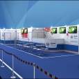 Exhibition stand of "Korean SMT Solutions" companies, exhibition PRODUCTRONICA 2013 in Munich