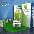 Exhibition stand of "Dan Fruit" company, exhibition FRUIT LOGISTICA 2014 in Berlin