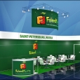 Exhibition stand of "Friend Fruit" company, exhibition FRUIT LOGISTICA 2014 in Berlin