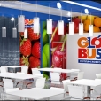Exhibition stand of "Globus Group" company, exhibition FRUIT LOGISTICA 2014 in Berlin