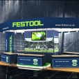Exhibition stand of "FESTOOL" company, exhibition KBB 2014 in Birmingham