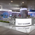 Exhibition stand of Saint-Petersburg, exhibition MIPIM 2014 in Cannes