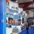 Exhibition stand of "The Union of Fish Processing Industry", exhibition EUROPEAN SEAFOOD EXPOSITION 2014 in Brussels