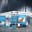 Exhibition stand of "The Union of Fish Processing Industry", exhibition WORLD OF PRIVATE LABEL 2014 in Amsterdam