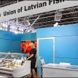 Exhibition stand of "The Union of Fish Processing Industry", exhibition WORLD OF PRIVATE LABEL 2014 in Amsterdam