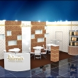 Exhibition stand of "Laima (NP Foods)" company, exhibition WORLD FOOD MOSCOW 2014 in Moscow