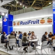 Exhibition stand of "Ruzi Fruit" company, exhibition WORLD FOOD MOSCOW-2014 in Moscow