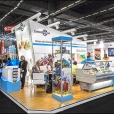 Exhibition stand of "The Union of Fish Processing Industry", exhibition SIAL-2014 in Paris