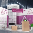 Exhibition stand of "Adani" сompany, exhibition MEDICA 2014 in Dusseldorf 