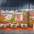 Exhibition stand of "Novfrut" company, exhibition FRUIT LOGISTICA 2015 in Berlin