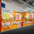 Exhibition stand of "Novfrut" company, exhibition FRUIT LOGISTICA 2015 in Berlin