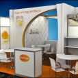 Exhibition stand of "LAIMA" ("NP Foods") and "Balticovo" companies, exhibition GULFOOD 2015 in Dubai