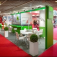 Exhibition stand of TV channel "RTTV", exhibition MIPTV 2015 in Cannes