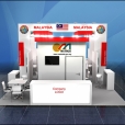 National stand of Malaysia, exhibition TRANSPORT LOGISTIC 2015 in Munich