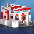 National stand of Malaysia, exhibition TRANSPORT LOGISTIC 2015 in Munich