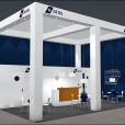 Exhibition stand of "DFDS" company, exhibition TRANSRUSSIA 2015 in Moscow