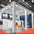 Exhibition stand of "DFDS" company, exhibition TRANSRUSSIA 2015 in Moscow