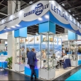 Exhibition stand of "The Union of Fish Processing Industry", exhibition ANUGA 2015 in Cologne