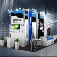 Exhibition stand of "Estonian Association of Fishery", exhibition CHINA FISHERIES & SEEFOD EXPO 2015 in China