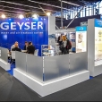 Exhibition stand of "Geizer" сompany, exhibition AQUATECH AMSTERDAM 2015 in Amsterdam
