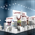 National stand of Latvia, exhibition GULFOOD 2016 in Dubai