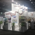 National stand of Latvia, exhibition GULFOOD 2016 in Dubai