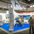 Exhibition stand of "Kuwait Airways" company, exhibition ITB 2016 in Berlin 