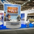 Exhibition stand of "Kuwait Airways" company, exhibition ITB 2016 in Berlin 