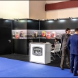 Exhibition stand of "Sudrablinis" company, exhibition SEAFOOD EXPO GLOBAL 2016 in Brussels