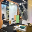 Exhibition stand of "Woodman" company, exhibition IMM 2016 in Cologne