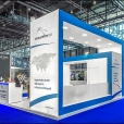 Exhibition stand of "Streamline OPS / Jet 2000" company, exhibition EBACE 2016 in Geneva