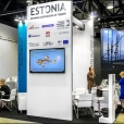 Exhibition stand of "Estonian Association of Fishery", exhibition WORLD FOOD MOSCOW 2016 in Moscow