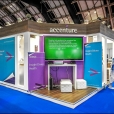 Exhibition stand of "Accenture" company, exhibition HEALTH AND CARE INNOVATION EXPO 2016 in Manchester