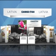 Exhibition stand of "The Union of Fish Processing Industry", exhibition SIAL 2016 in Paris