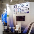 Exhibition stand of "Estonian Association of Fishery", exhibition TALLINN FOOD FEST 2016 in Tallinn