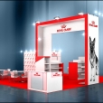 Exhibition stand of "Royal Canin" company, exhibition ZOOEXPO 2016 in Riga